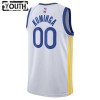 Dres Golden State Warriors Jonathan Kuminga 00 Nike 2022-23 Association Edition Bijela Swingman - Dječji